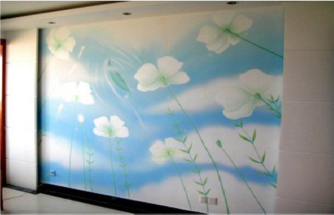 剑阁画墙绘怎么画好白云的蓬松感?