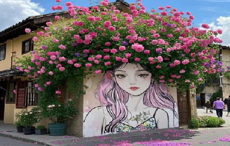 剑阁怎么设计网红打卡墙绘