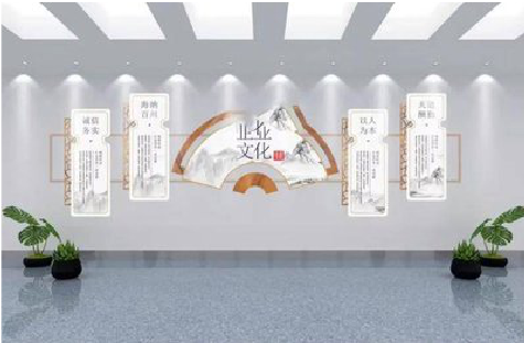 剑阁企业文化墙设计的核心要素。